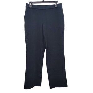 Lauren Ralph Lauren Women's‎ Vintage Black Stretch Cargo Relaxed Knit Pants Sz S